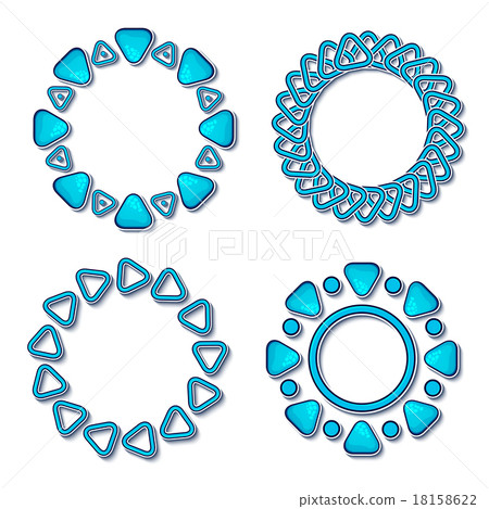 Set of vector cartoon frames in cartoon style 18158622