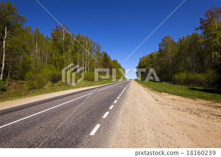 the asphalted road   18160239