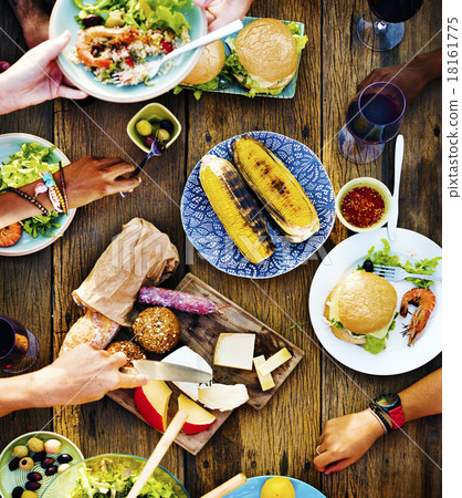 Food Appetiser Serve Luncheon Meal Concept Food Appetiser Serve Luncheon Meal Concept 18161775