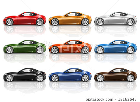 Car Vehicle Transportation 3D Illustration Concept Car Vehicle Transportation 3D Illustration Concept 18162645