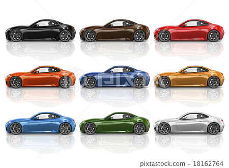Car Vehicle Transportation 3D Illustration Concept Car Vehicle Transportation 3D Illustration Concept 18162764