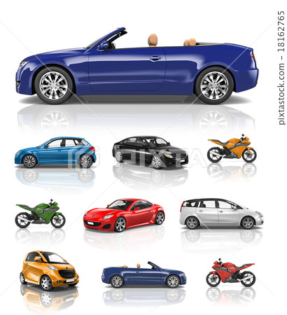 Transportation Vehicle Car Motorcycle Performance Concept Transportation Vehicle Car Motorcycle Performance Concept 18162765