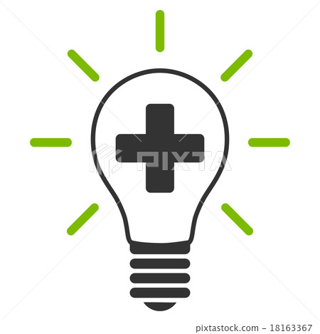 Creative Medicine Bulb Icon 18163367
