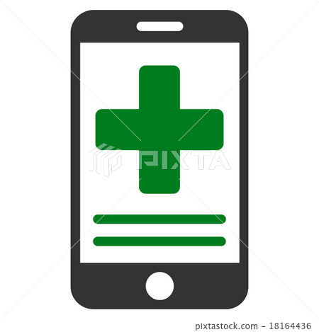 Online Medical Data Icon 18164436