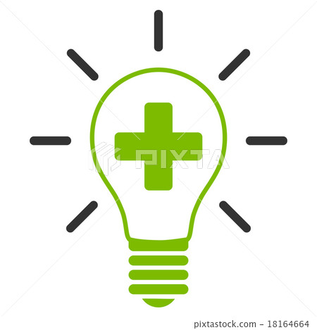 Creative Medicine Bulb Icon 18164664