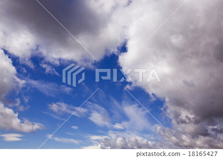 the sky with clouds the sky with clouds 18165427