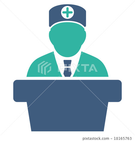 Medical Official Lecture Icon Medical Official Lecture Icon 18165763