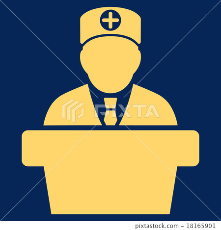 Medical Official Lecture Icon Medical Official Lecture Icon 18165901