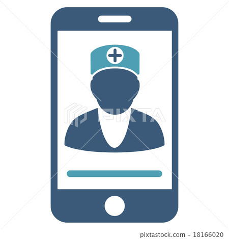 Online Doctor Icon Online Doctor Icon 18166020