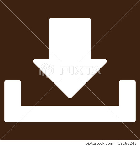 Download flat white color icon Download flat white color icon 18166243