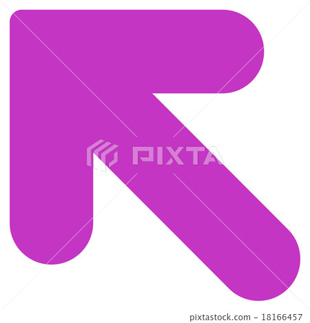 Arrow Up Left flat violet color icon Arrow Up Left flat violet color icon 18166457