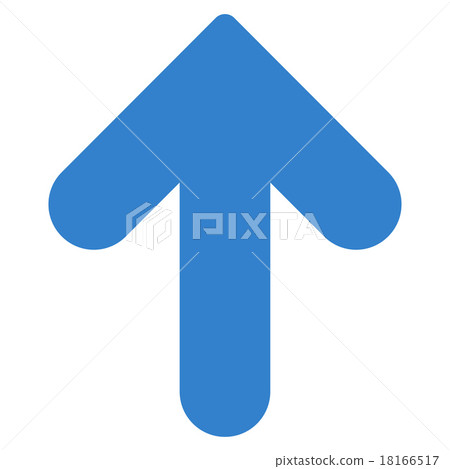Arrow Up flat cobalt color icon Arrow Up flat cobalt color icon 18166517