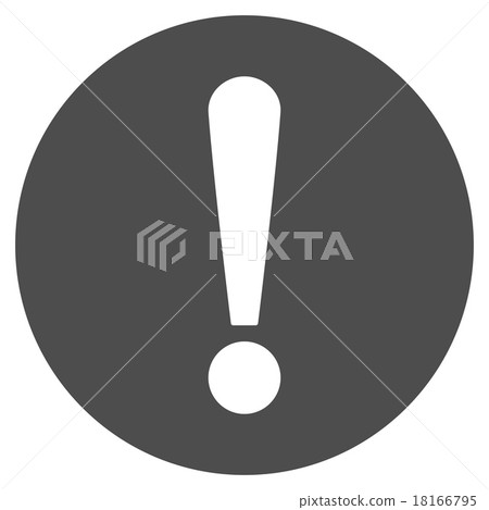 Problem flat gray color icon 18166795