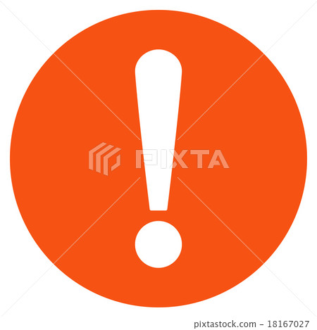 Problem flat orange color icon Problem flat orange color icon 18167027