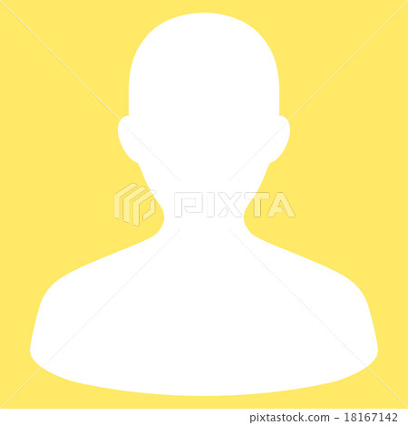 User flat white color icon User flat white color icon 18167142
