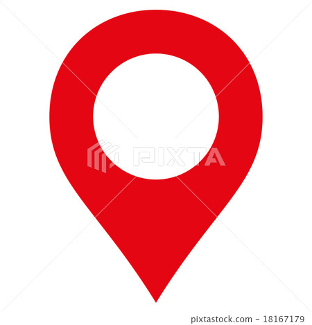 Map Marker flat red color icon Map Marker flat red color icon 18167179