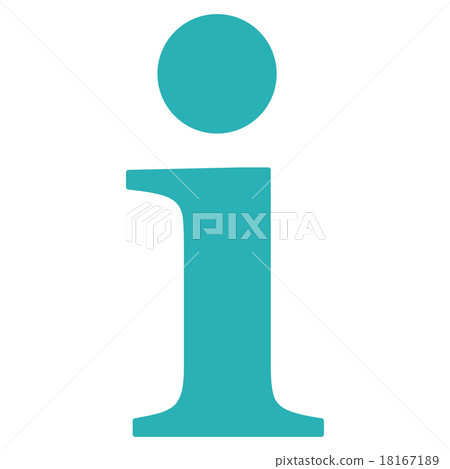 Info flat cyan color icon Info flat cyan color icon 18167189