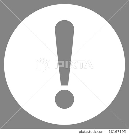 Problem flat white color icon Problem flat white color icon 18167195
