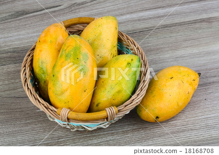 Ripe yellow mango Ripe yellow mango 18168708