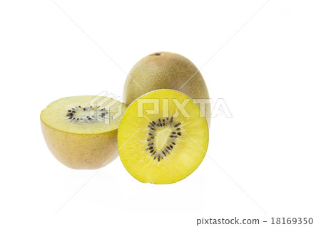 Kiwi fruit isolated on white background 18169350