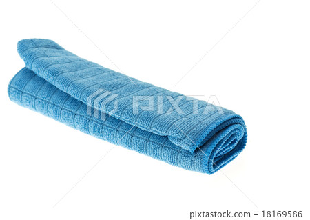 Microfiber cloth for cleaning isolated on white background 18169586