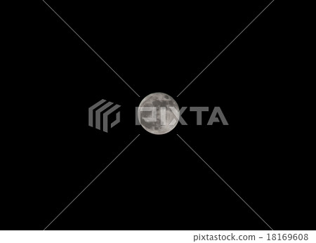 Closeup of full moon 18169608
