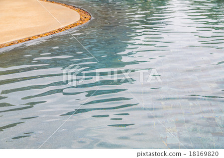 Swimming pool rippled water Swimming pool rippled water 18169820