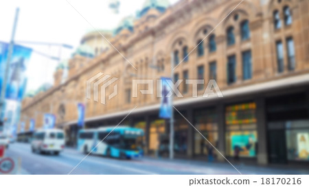 Abstract blur of car on road Abstract blur of car on road 18170216