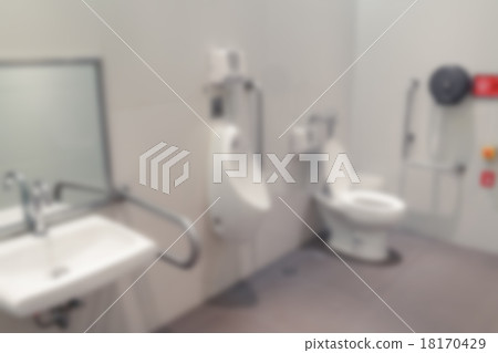 Abstract blur men toilet 18170429
