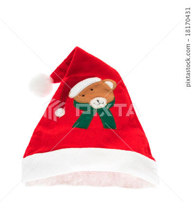 Santa red hat isolated on white background 18170431