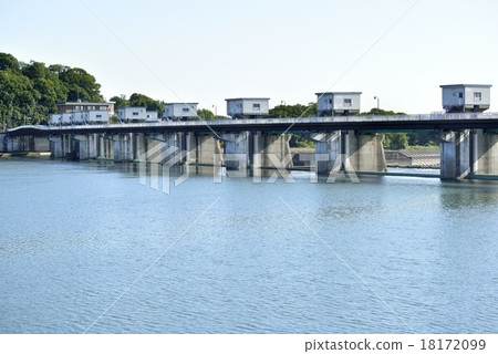 Kisogawa and Inuyama headwork construction line Ohashi Kisogawa and Inuyama headwork construction line Ohashi 18172099