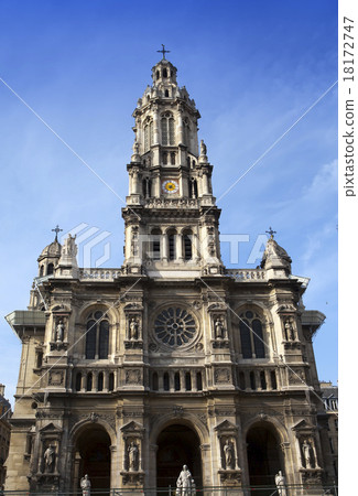 Sainte Trinite church in Paris. France Sainte Trinite church in Paris. France 18172747