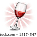 真正的葡萄酒背景 18174547