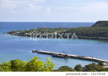 Jamaica. The sea in the sunny day and mountains. Jamaica. The sea in the sunny day and mountains. 18174588