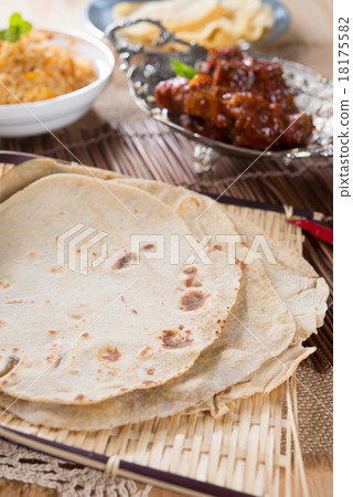 Indian flat-bread called chapati i Indian flat-bread called chapati i 18175582