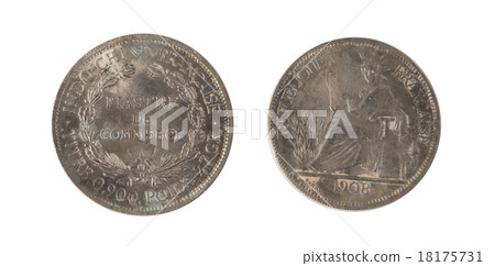 1908 A French Indo-China Silver  18175731