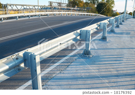 Anodized safety steel barrier 18176392