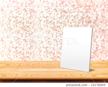 paper frame at marble Table with bokeh sparkling paper frame at marble Table with bokeh sparkling 18176844