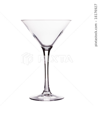 Glass cup martini. On a white background. Glass cup martini. On a white background. 18176927