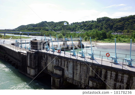Hamura intake dam Hamura intake dam 18178236