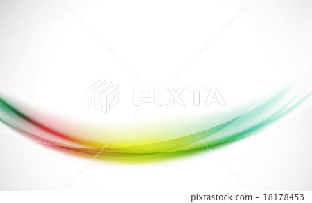 Colorful wave line, abstract background with light Colorful wave line, abstract background with light 18178453