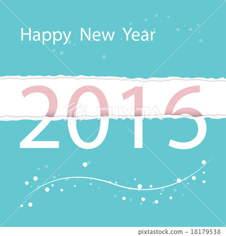 Happy New Year 2016.Colorful greeting card design. Happy New Year 2016.Colorful greeting card design. 18179538