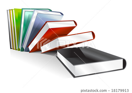 Book 3d vector illustration isolated on white 18179913