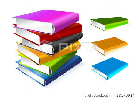 Book 3d vector illustration isolated on white 18179914