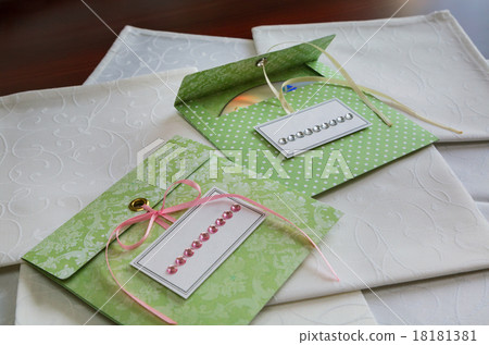 Envelopes for disks. white napkins Envelopes for disks. white napkins 18181381