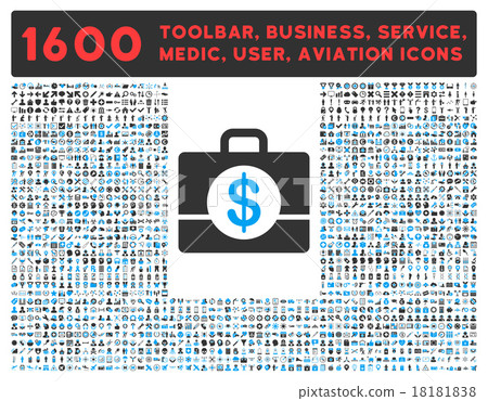 Accounting Icon with Large Pictogram Collection Accounting Icon with Large Pictogram Collection 18181838