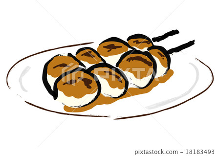 Mitarashi dumpling Mitarashi dumpling 18183493