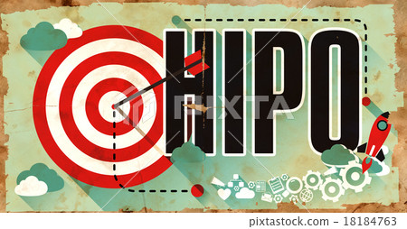 HiPo Concept. Poster in Flat Design. 18184763