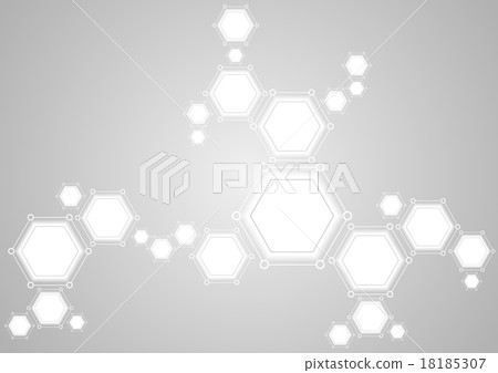 Molecular structure abstract tech light background - Stock Illustration ...