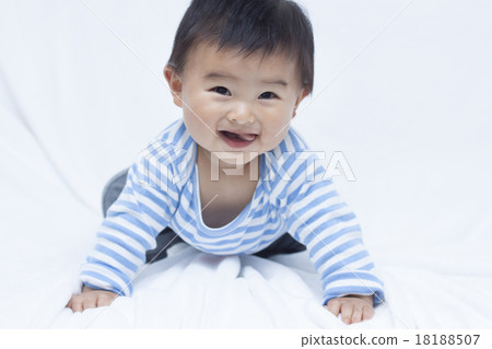 Cute Chinese baby boy in sailor suit Cute Chinese baby boy in sailor suit 18188507